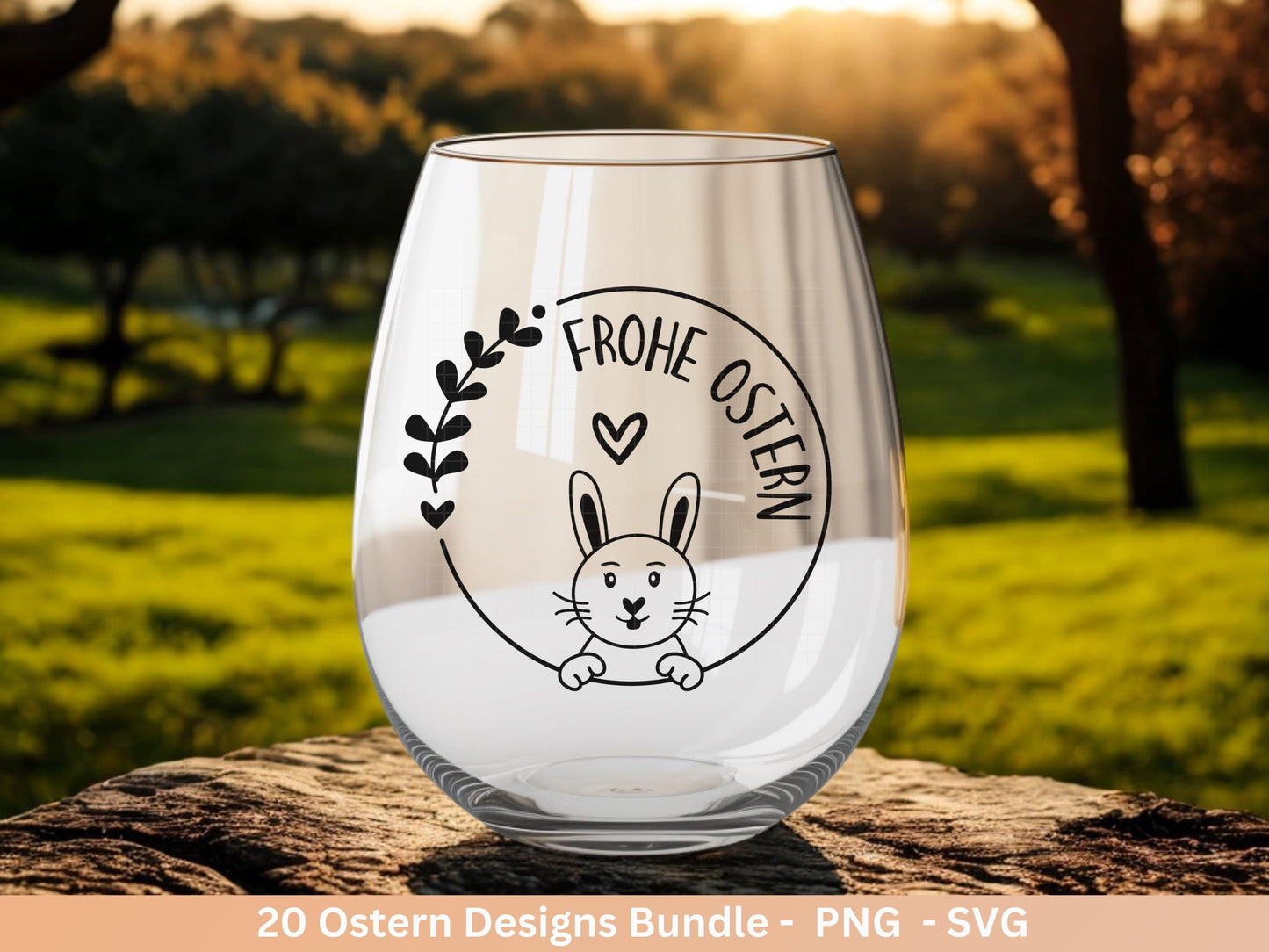 Ostern Plotterdatei Bundle – Deutsche Oster Sprüche Süße Hasen | Ostergruss Designs | Frohe Ostern SVG | Eiersuche Motive Cricut Laserdatei