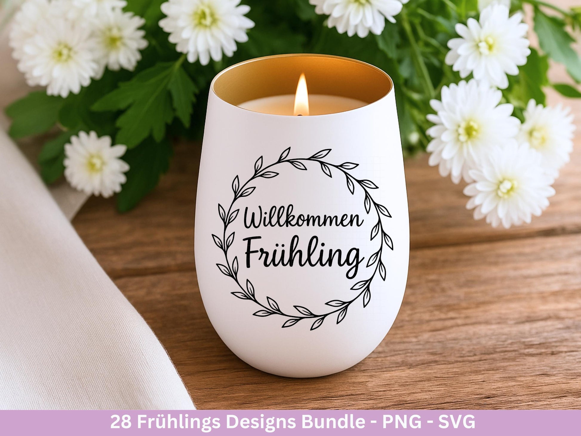 Frühling Plotterdatei Bundle – Willkommen Frühling Frühlingsgrüße | Frühling SVG Designs | Blumen Schmetterling Vogel | Cricut Laserdatei