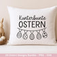 Ostern Plotterdatei Bundle – Süße Hasen & Frohe Ostern Sprüche | Deutsche Oster SVG Designs | Ostergrüße Motive Frühling | Cricut Laserdatei