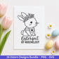 Ostern Plotterdatei Bundle – Niedliche Hasen & Lustige Oster Sprüche | Deutsche Oster SVG | Osterzeit Eiersuche Cricut Silhouette Laserdatei