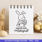 Ostern Plotterdatei Bundle – Niedliche Hasen & Lustige Oster Sprüche | Deutsche Oster SVG | Osterzeit Eiersuche Cricut Silhouette Laserdatei