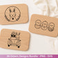 Ostern Plotterdatei Bundle – Frohe Ostern Hasen & Eier Design | Deutsche Oster SVG Motive | Ostergrüße Frühling Cricut Silhouette Laserdatei
