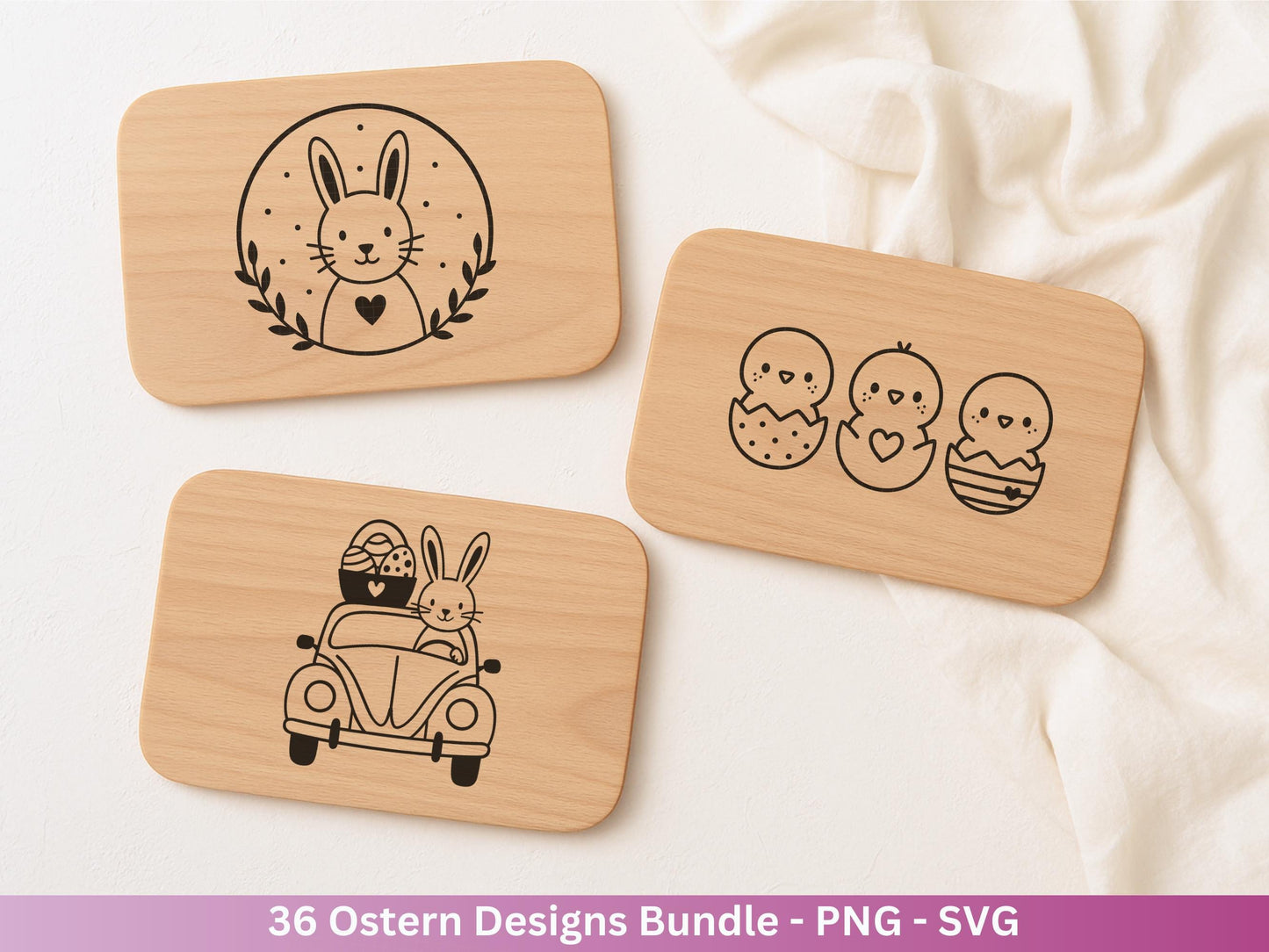 Ostern Plotterdatei Bundle – Frohe Ostern Hasen & Eier Design | Deutsche Oster SVG Motive | Ostergrüße Frühling Cricut Silhouette Laserdatei