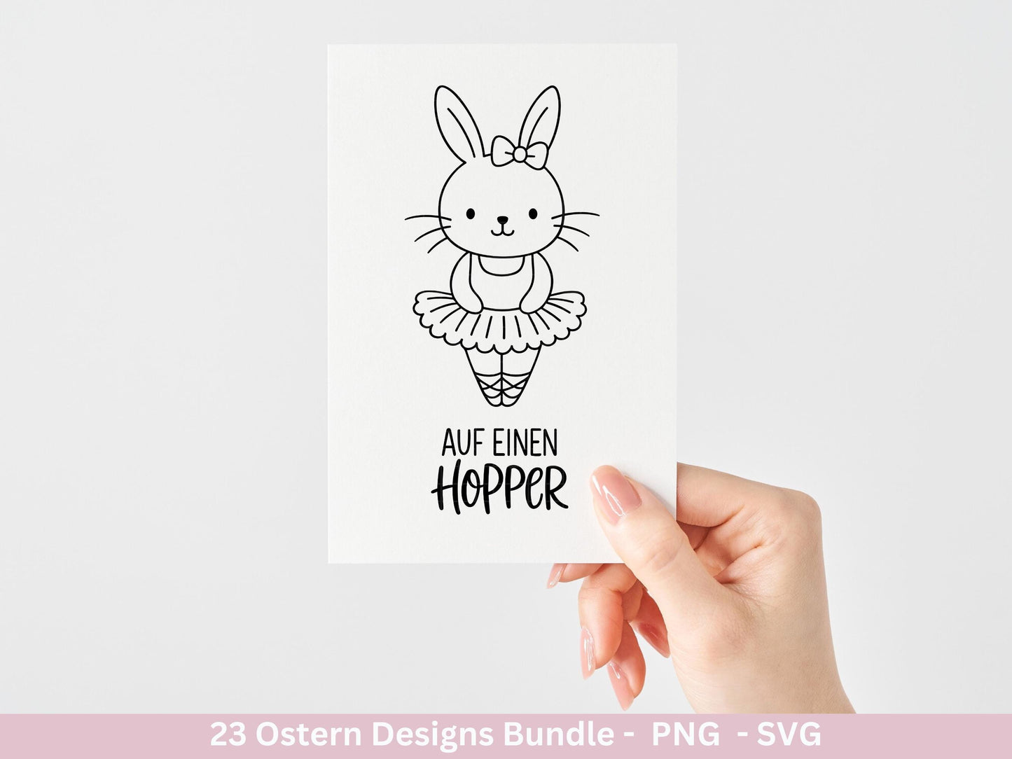 Ostern Plotterdatei Bundle – Süße Hasen & Frohe Ostergrüße | Deutsche Oster SVG Designs | Frühlingszauber Cricut Silhouette Laserdatei