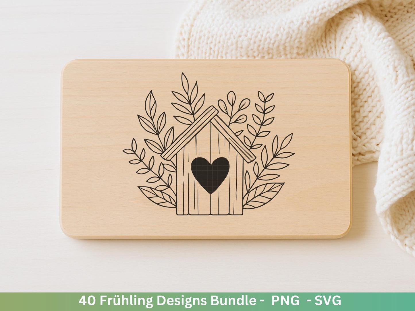 Frühling Plotterdatei Bundle – Blumen & Frühlingsgrüße | Deutsche Frühling SVG Designs | Frühlingszauber Cricut Silhouette Laserdatei