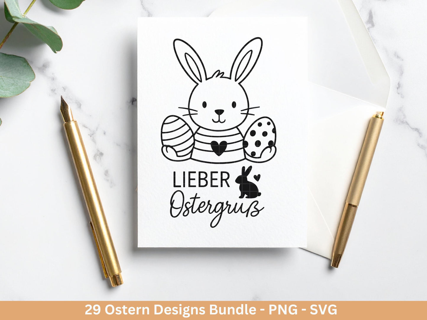 Ostern Plotterdatei Bundle – Frohe Ostern Sprüche Hasen | Deutsche Oster SVG Designs | Ostergrüße Frühling | Cricut Silhouette Laserdatei