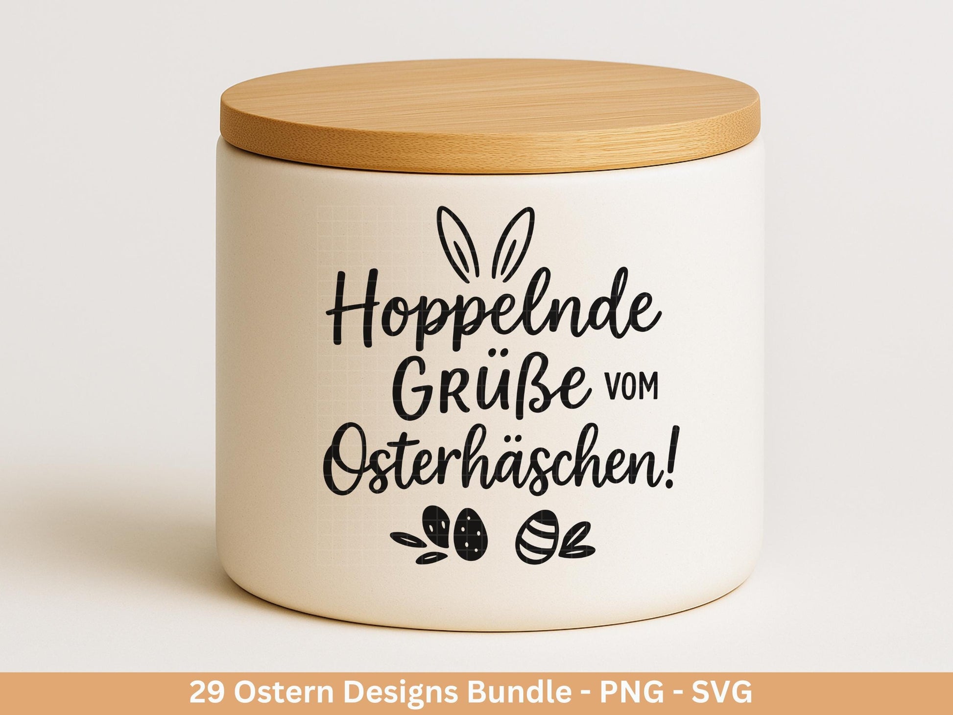 Ostern Plotterdatei Bundle – Frohe Ostern Sprüche Hasen | Deutsche Oster SVG Designs | Ostergrüße Frühling | Cricut Silhouette Laserdatei