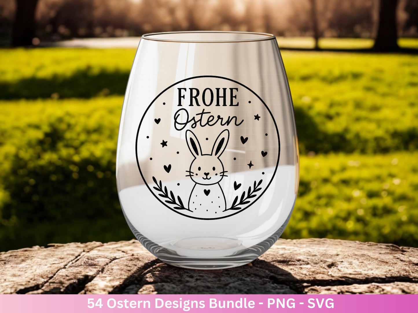 Ostern Plotterdatei Bundle – Niedliche Hasen & Oster Sprüche | Deutsche Oster SVG Motive | Eier Suche Frühling Cricut Laserdatei Mega Set