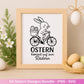 Ostern Plotterdatei Bundle – Niedliche Hasen & Oster Sprüche | Deutsche Oster SVG Motive | Eier Suche Frühling Cricut Laserdatei Mega Set