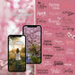 160 Instagram Story Sticker – Frühling Deutsch | Spring Vibes | Blüten Zauber | Saison Sprüche | Story Sticker Pastell | Kalligraphie Set