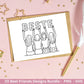 Beste Freundin Plotterdatei Bundle – Freundschaft Sprüche & Mädels Motive | Deutsche Freundschaft SVG | Schwester Geschenk Cricut Laserdatei