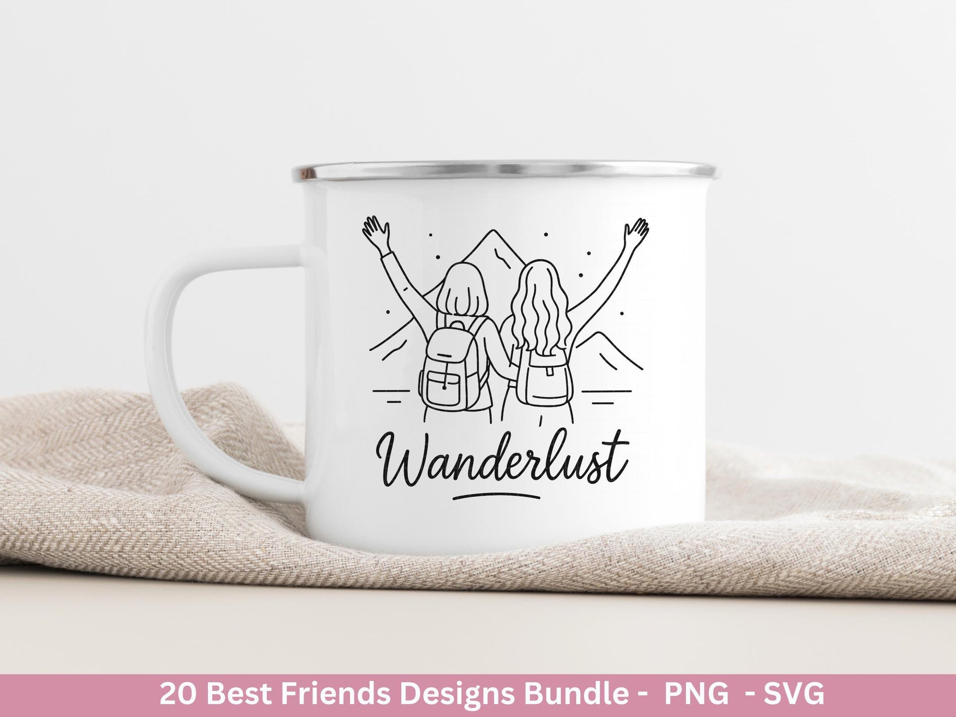 Beste Freundin Plotterdatei Bundle – Freundschaft Sprüche & Mädels Motive | Deutsche Freundschaft SVG | Schwester Geschenk Cricut Laserdatei