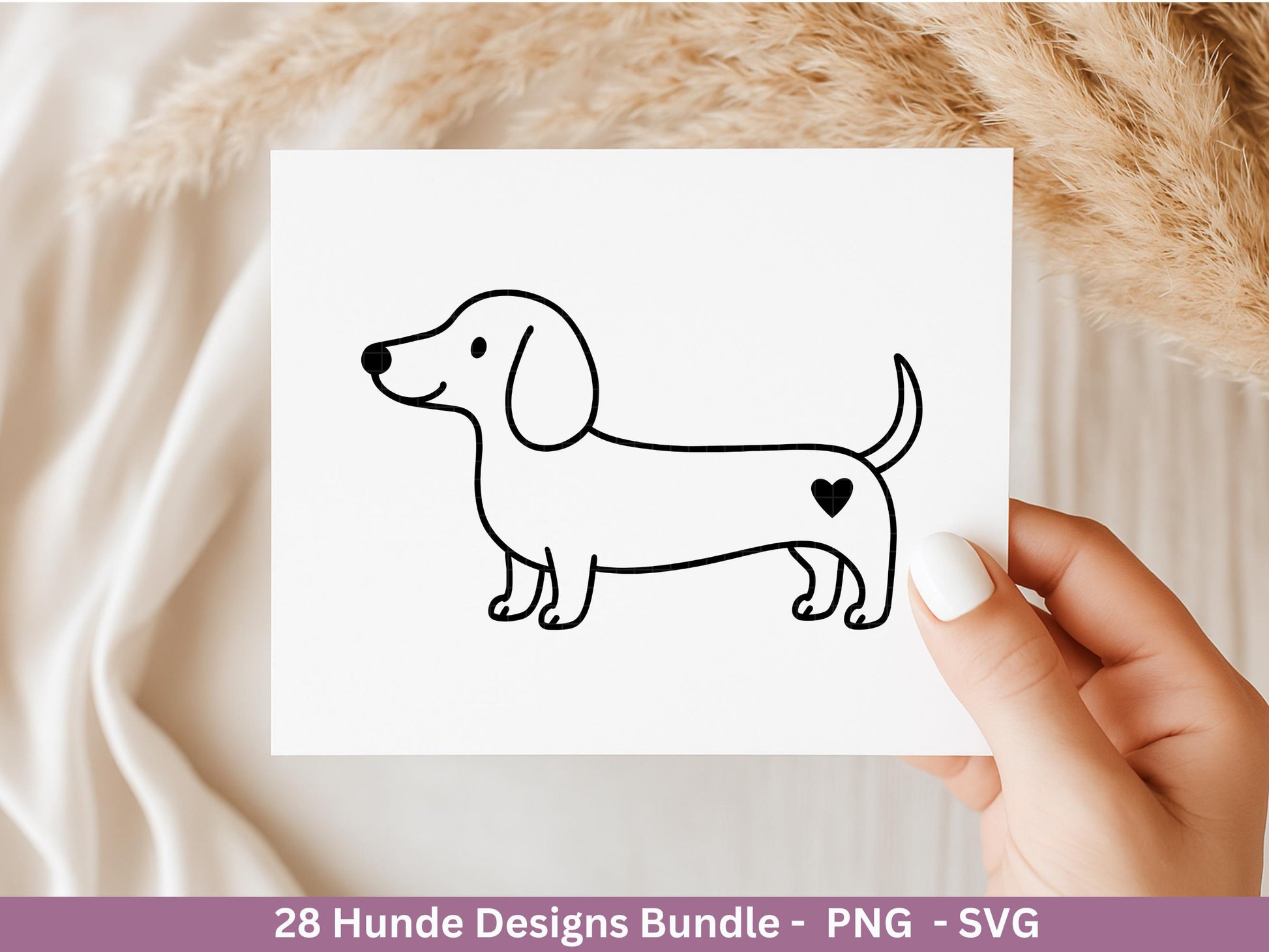 Hunde Plotterdatei Bundle – Lustige Hund Sprüche & Pfoten Motive | Deutsche Hund SVG Designs | Cricut Silhouette Laserdatei Geschenkidee