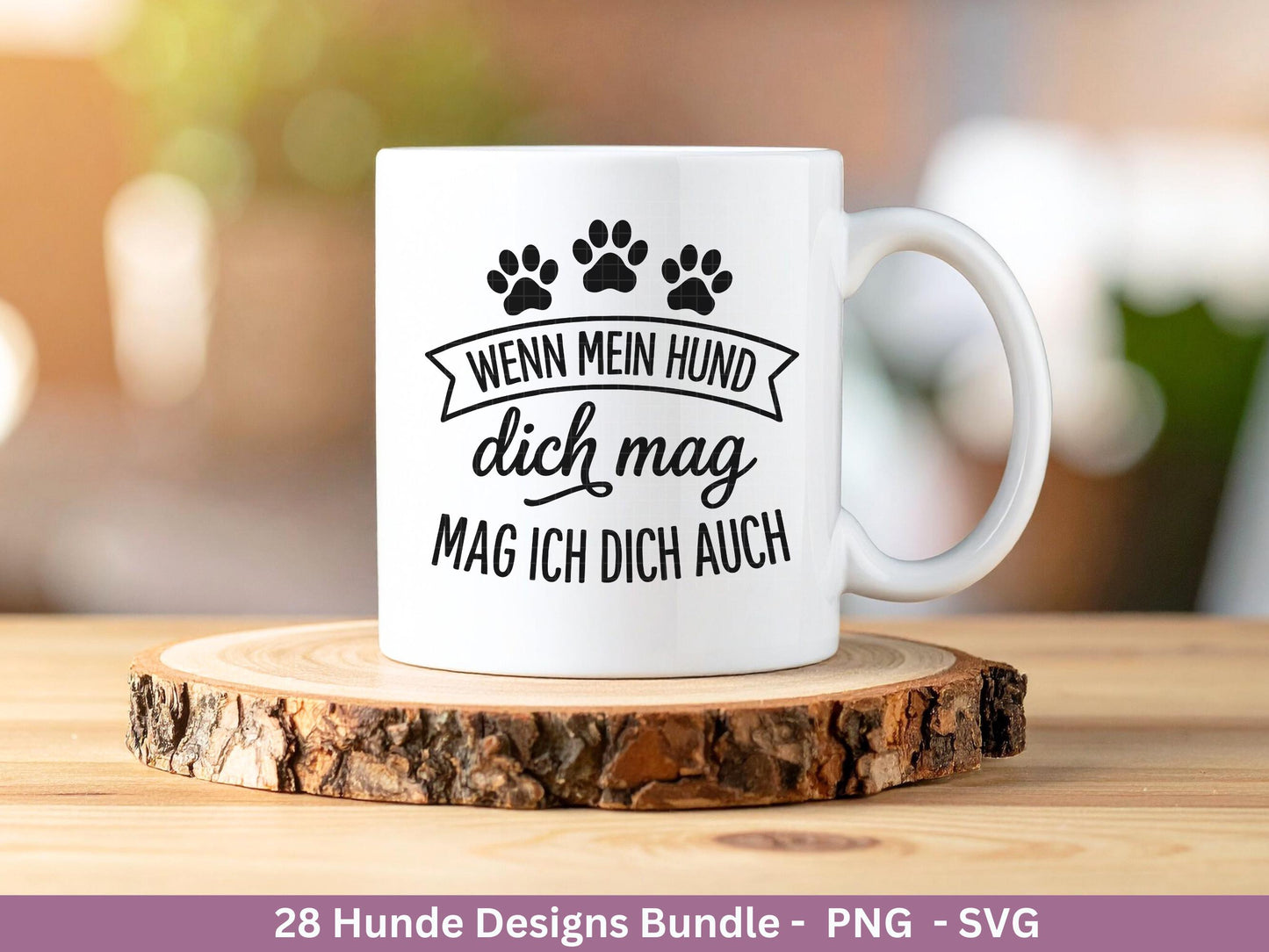 Hunde Plotterdatei Bundle – Lustige Hund Sprüche & Pfoten Motive | Deutsche Hund SVG Designs | Cricut Silhouette Laserdatei Geschenkidee