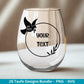 Taufe Plotterdatei Bundle – Einladung Taufe & Segenswünsche | Christliche SVG Designs | Taufkind Symbole Kreuz Kommunion Cricut Laserdatei