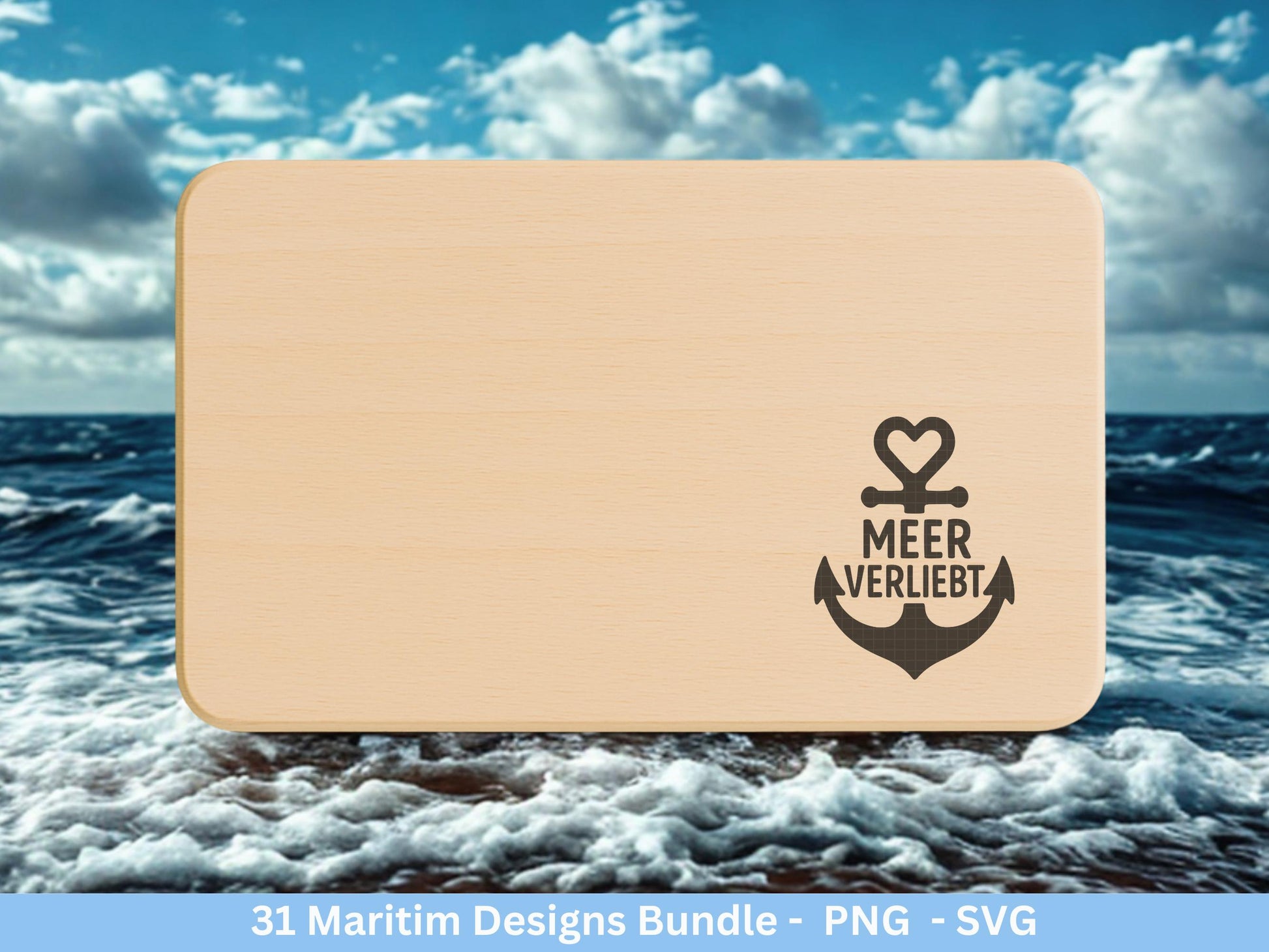 Maritim Plotterdatei Bundle – Küstenkind Sprüche & Meerliebe Designs | Nordsee Ostsee SVG | Möwen Anker Ahoi Strandliebe Cricut Laserdatei