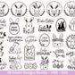 Ostern Plotterdatei Bundle – Süße Hasen Frohe Ostern Sprüche | Deutsche Oster SVG Designs | Ostergrüße Frühling Cricut Laserdatei Geschenk