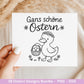 Ostern Plotterdatei Bundle – Süße Hasen Frohe Ostern Sprüche | Deutsche Oster SVG Designs | Ostergrüße Frühling Cricut Laserdatei Geschenk
