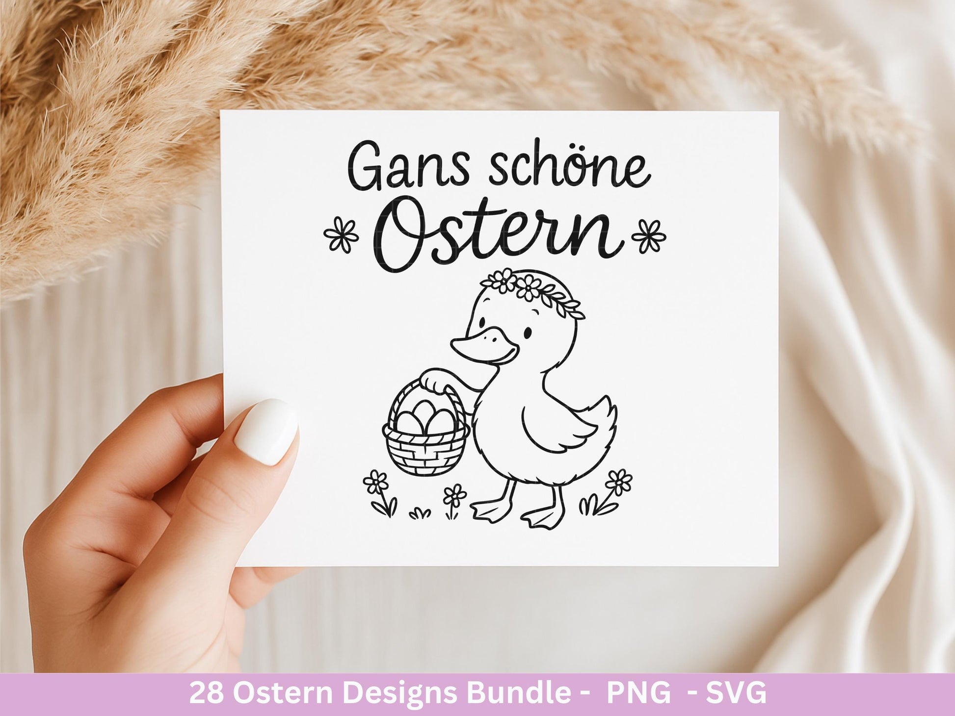 Ostern Plotterdatei Bundle – Süße Hasen Frohe Ostern Sprüche | Deutsche Oster SVG Designs | Ostergrüße Frühling Cricut Laserdatei Geschenk