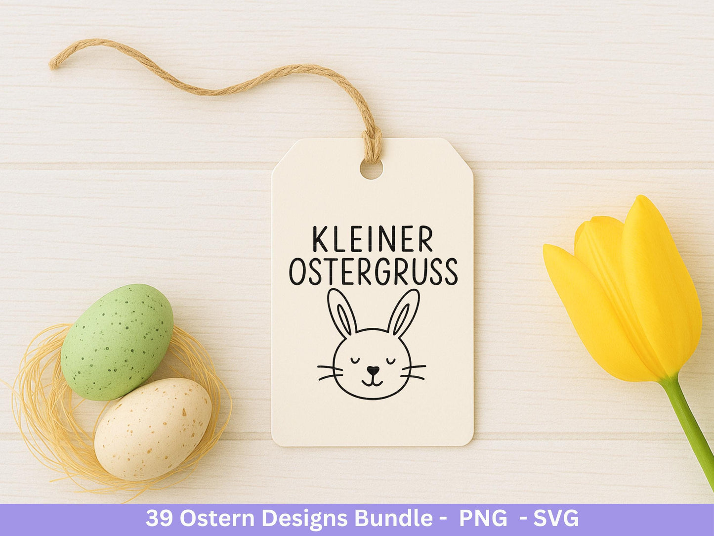 Ostern Plotterdatei Bundle – Süße Hasen & Ostergrüße Designs | Deutsche Oster SVG Motive | Frühling Ostern Cricut Silhouette Laserdatei