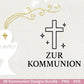 Plotterdatei Kommunion Bundle – 29 Designs SVG & PNG | Kommunion Geschenk Einladung | Taufe Laserdatei | Cricut Deko Christlich Clipart