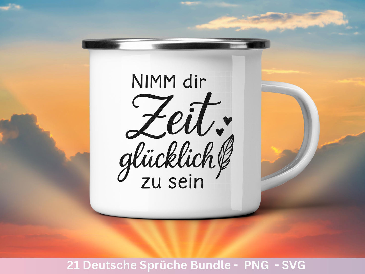 Deutsche Sprüche Plotterdatei – Positive Sprüche SVG | Inspirierende Zitate | Laserdatei Worte | Motivation Geschenk Freundin | Cricut