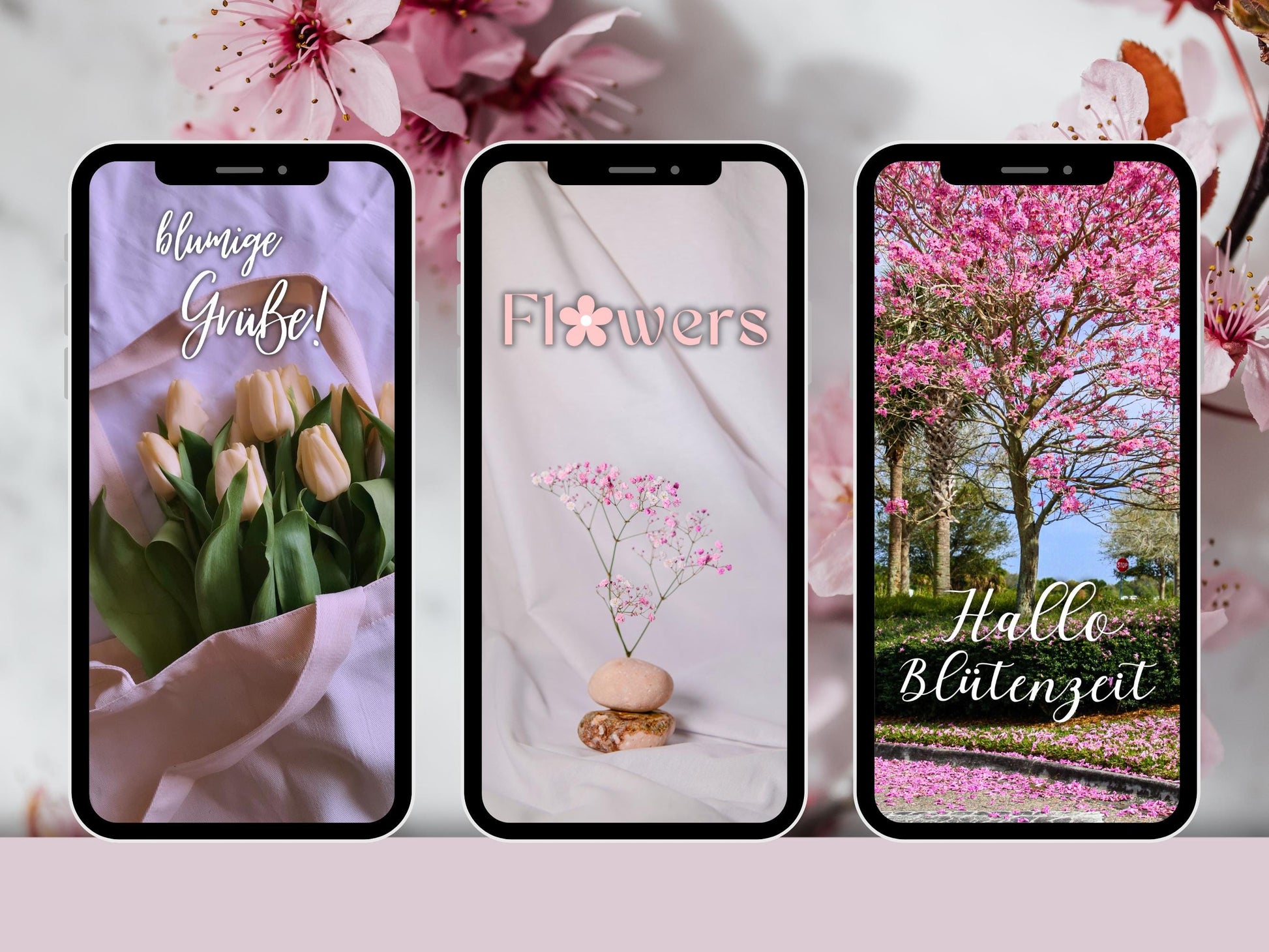 200 Instagram Story Sticker – Frühling Deutsch | Spring Vibes | Blütenzauber | Saison Sprüche | Pastell | Daily Alltag | Kalligraphie Ostern