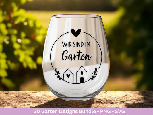 Garten Plotterdatei Bundle – Frühling SVG | Gartenliebe Sprüche Blumen & Gießkanne | Gartenglück Deko | Vogel Zaun Haus| Cricut Laserdatei