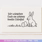 Deutsche Oster SVG Bundle – Frohe Ostern Sprüche & süße Hasen | Ostergrüße Plotterdatei | Cricut Silhouette Datei | Laserdatei Ostern