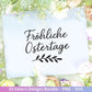 Deutsche Oster SVG Bundle – Frohe Ostern Sprüche & süße Hasen | Ostergrüße Plotterdatei | Cricut Silhouette Datei | Laserdatei Ostern