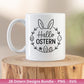 Ostern Plotterdatei Bundle – Süße Hasen Frohe Ostern Sprüche | Deutsche Oster SVG Designs | Ostergrüße Eiersuche Motive | Cricut Laserdatei