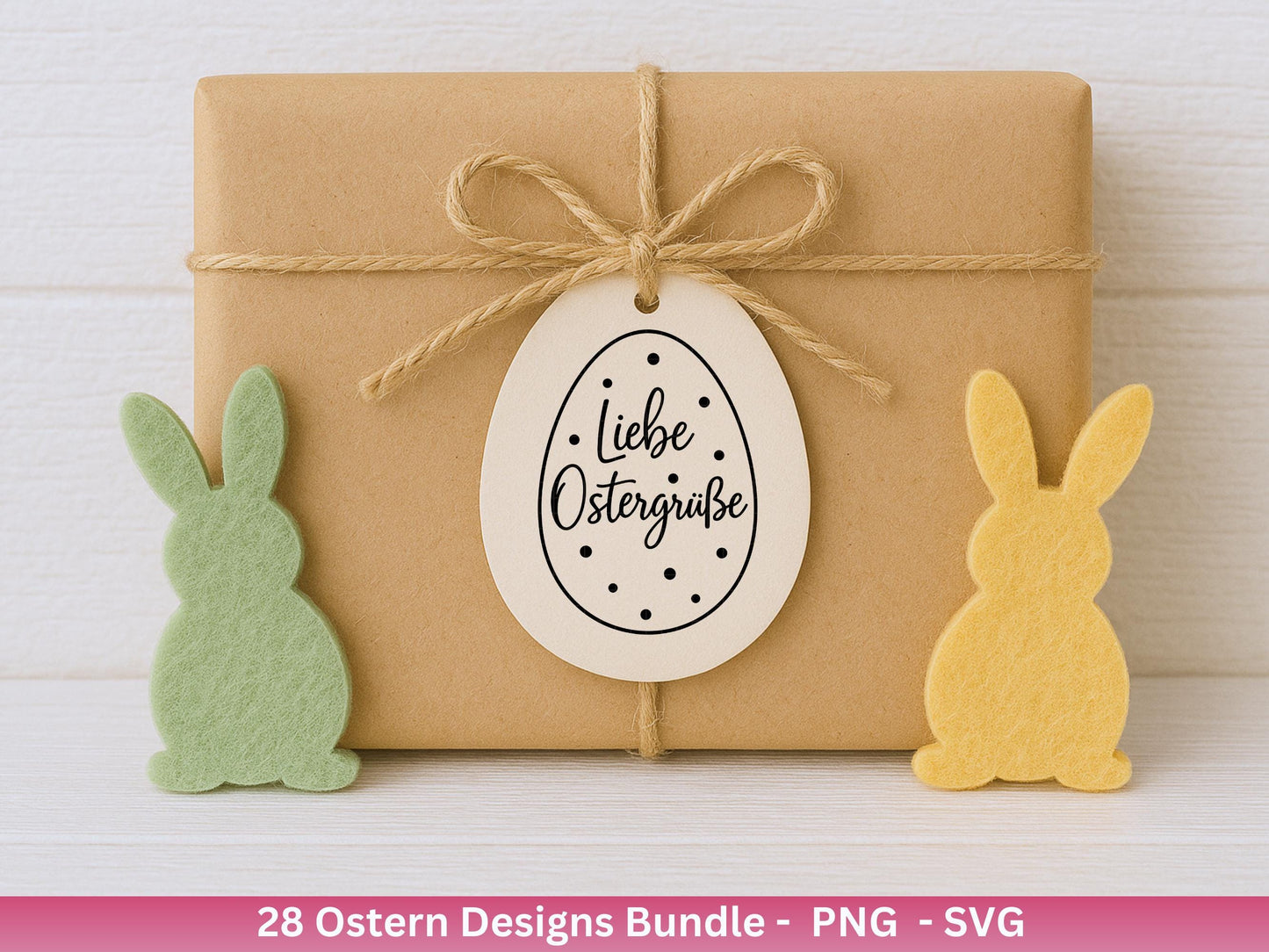 Ostern Plotterdatei Bundle – Süße Hasen Frohe Ostern Sprüche | Deutsche Oster SVG Designs | Ostergrüße Eiersuche Motive | Cricut Laserdatei