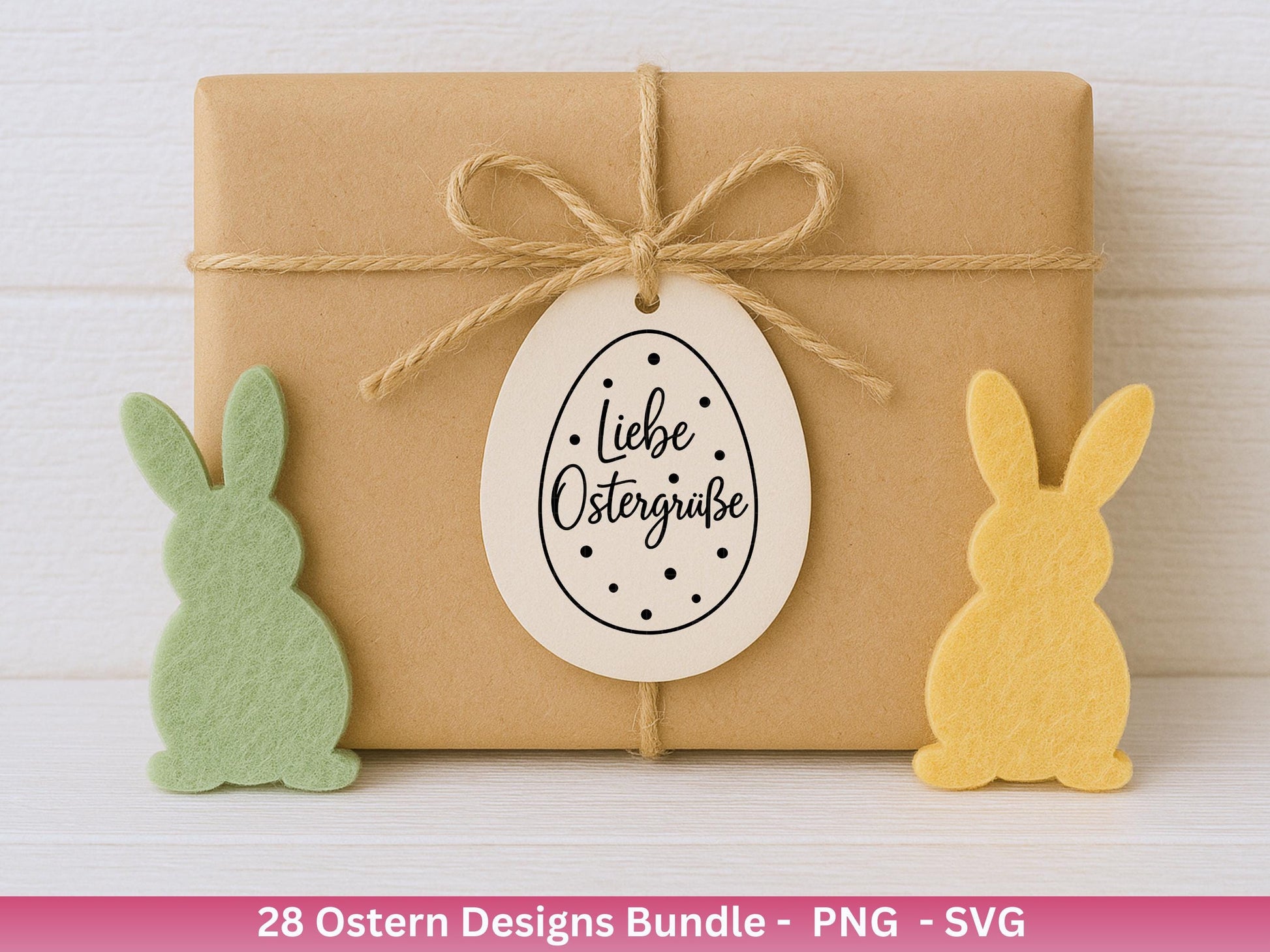 Ostern Plotterdatei Bundle – Süße Hasen Frohe Ostern Sprüche | Deutsche Oster SVG Designs | Ostergrüße Eiersuche Motive | Cricut Laserdatei