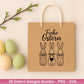 Ostern Plotterdatei Bundle – Süße Hasen Frohe Ostern Sprüche | Deutsche Oster SVG Designs | Ostergrüße Eiersuche Motive | Cricut Laserdatei