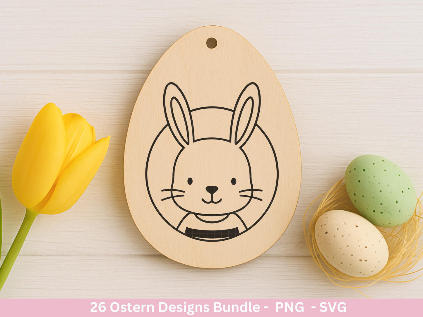 Ostern Plotterdatei Bundle – Süße Hasengesichter & Frohe Ostern Sprüche | Deutsche Oster SVG | Ostergrüße Motive | Cricut | Laserdatei Hase