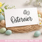 Ostern Plotterdatei Bundle – Süße Hasengesichter & Frohe Ostern Sprüche | Deutsche Oster SVG | Ostergrüße Motive | Cricut | Laserdatei Hase