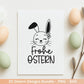 Ostern Plotterdatei Bundle – Deutsche Oster Sprüche Süße Hasen | Ostergruss Designs | Frohe Ostern SVG | Eiersuche Motive Cricut Laserdatei