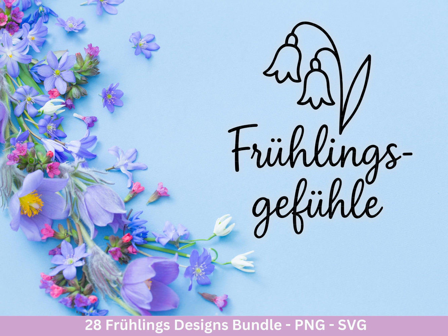 Frühling Plotterdatei Bundle – Willkommen Frühling Frühlingsgrüße | Frühling SVG Designs | Blumen Schmetterling Vogel | Cricut Laserdatei