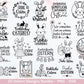 Ostern Plotterdatei Bundle – Süße Hasen & Frohe Ostern Sprüche | Deutsche Oster SVG Designs | Ostergrüße Motive Frühling | Cricut Laserdatei