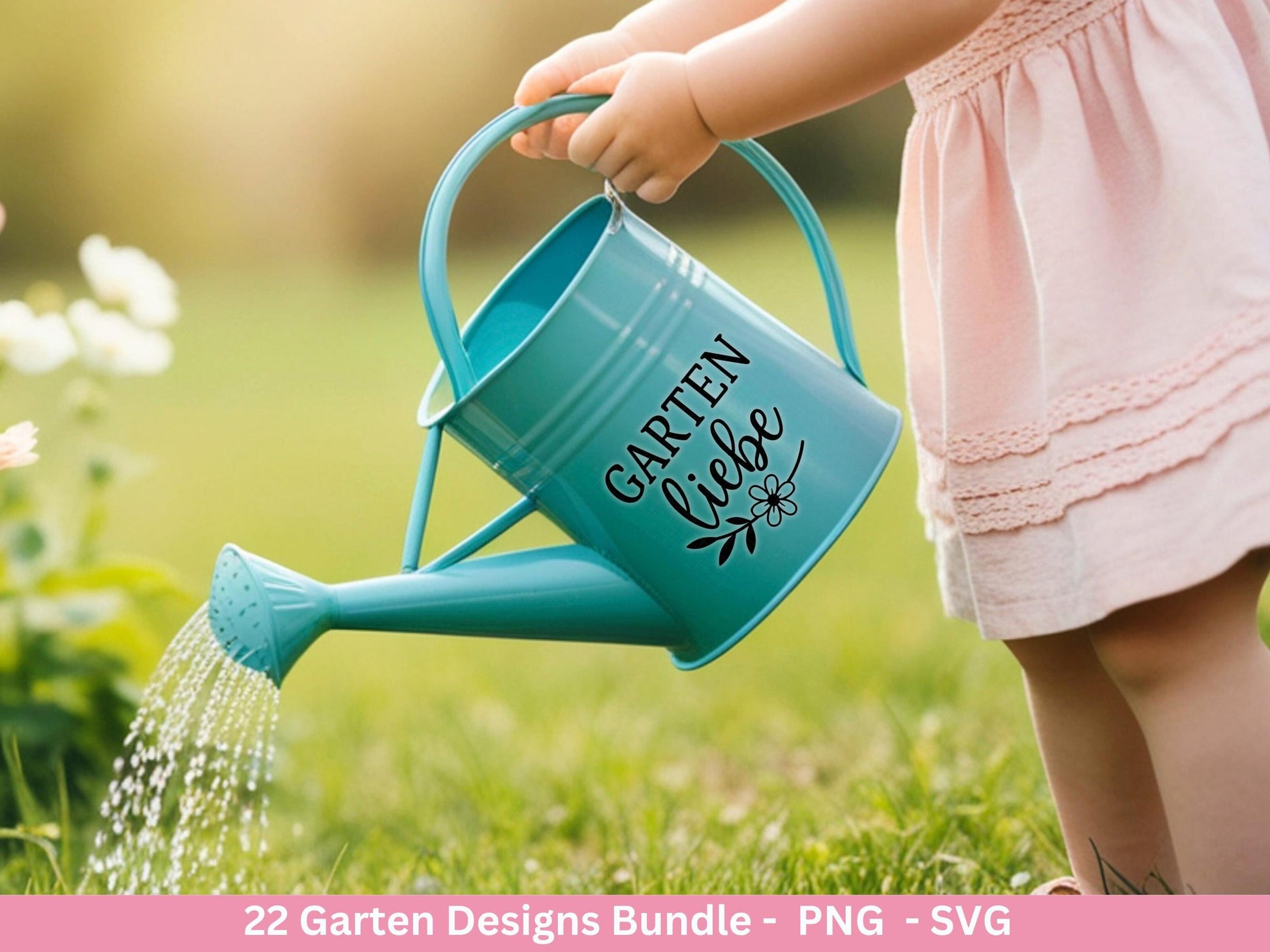 Garten Frühling Plotterdatei Bundle – Gartenliebe Sprüche & Motive | Deutsche Garten SVG Designs | Blumen Vogel Cricut Silhouette Laserdatei