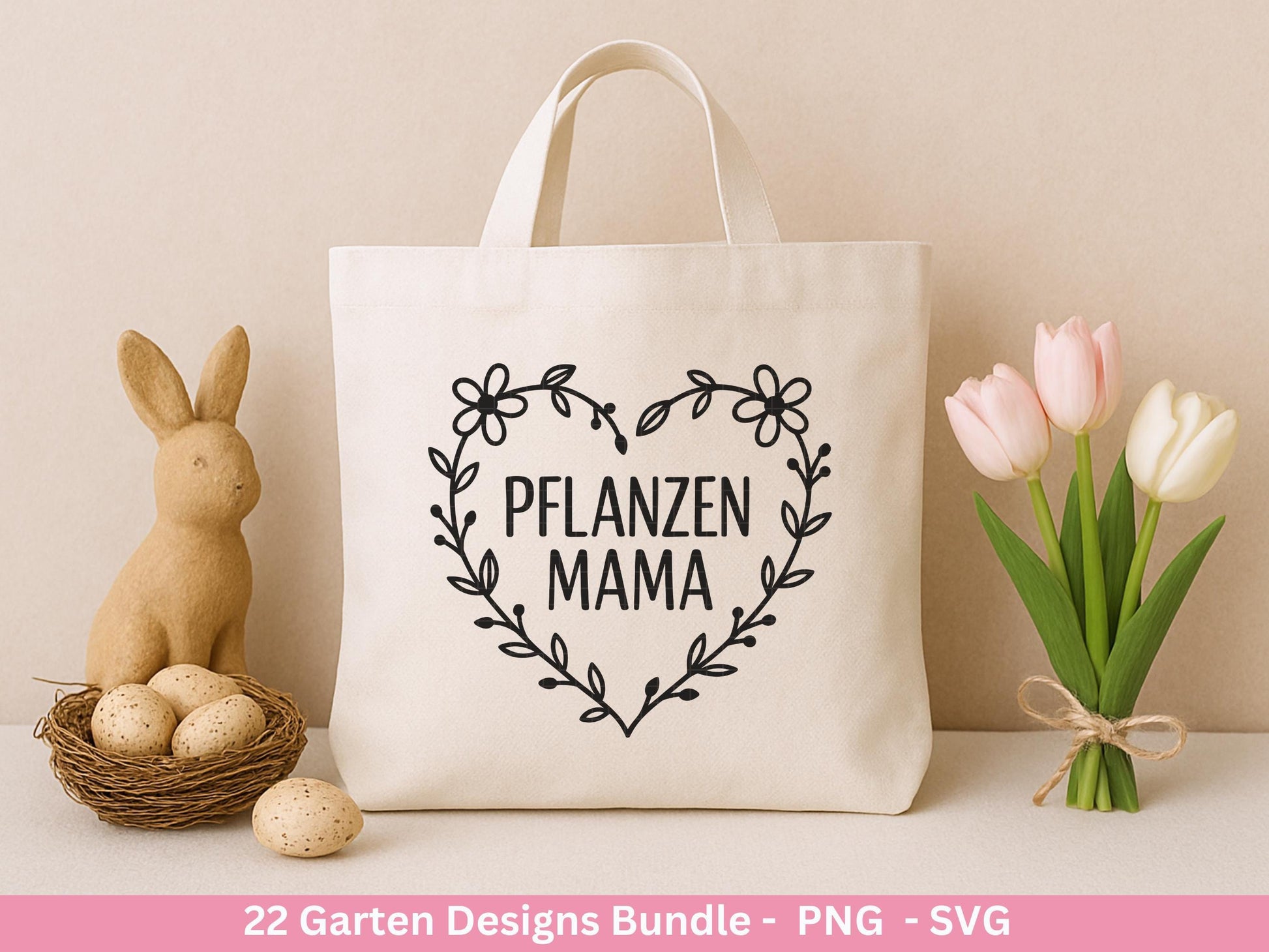 Garten Frühling Plotterdatei Bundle – Gartenliebe Sprüche & Motive | Deutsche Garten SVG Designs | Blumen Vogel Cricut Silhouette Laserdatei