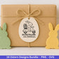 Ostern Plotterdatei Bundle – Niedliche Hasen & Lustige Oster Sprüche | Deutsche Oster SVG | Osterzeit Eiersuche Cricut Silhouette Laserdatei