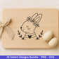 Ostern Plotterdatei Bundle – Niedliche Hasen & Lustige Oster Sprüche | Deutsche Oster SVG | Osterzeit Eiersuche Cricut Silhouette Laserdatei