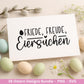 Ostern Plotterdatei Bundle – Frohe Ostern Sprüche & Hasen Designs | Deutsche Oster SVG | Eiersuche Ostergrüße | Cricut Silhouette Laserdatei