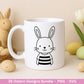 Ostern Plotterdatei Bundle – Frohe Ostern Sprüche & Hasen Designs | Deutsche Oster SVG | Eiersuche Ostergrüße | Cricut Silhouette Laserdatei