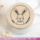 Ostern Plotterdatei Bundle – Frohe Ostern Hasen & Eier Design | Deutsche Oster SVG Motive | Ostergrüße Frühling Cricut Silhouette Laserdatei
