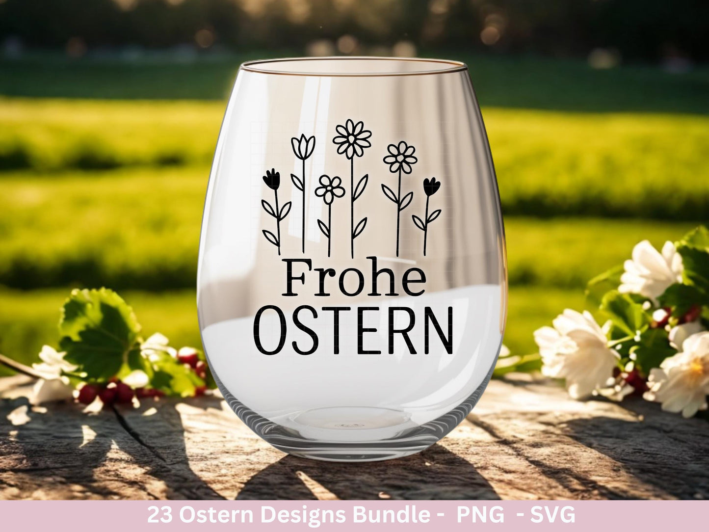 Ostern Plotterdatei Bundle – Süße Hasen & Frohe Ostergrüße | Deutsche Oster SVG Designs | Frühlingszauber Cricut Silhouette Laserdatei