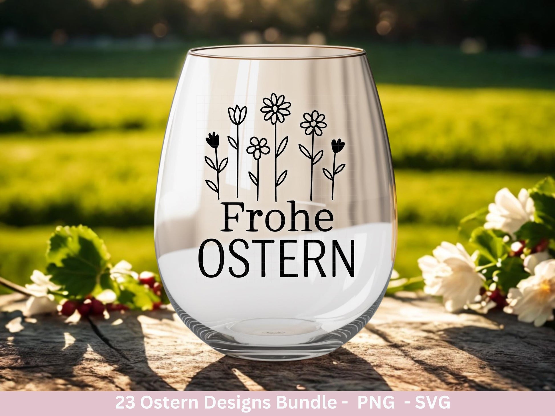 Ostern Plotterdatei Bundle – Süße Hasen & Frohe Ostergrüße | Deutsche Oster SVG Designs | Frühlingszauber Cricut Silhouette Laserdatei