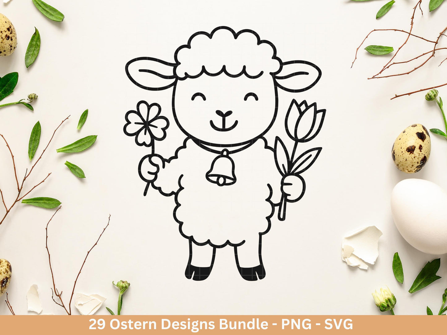 Ostern Plotterdatei Bundle – Frohe Ostern Sprüche Hasen | Deutsche Oster SVG Designs | Ostergrüße Frühling | Cricut Silhouette Laserdatei