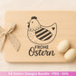 Ostern Plotterdatei Bundle – Niedliche Hasen & Oster Sprüche | Deutsche Oster SVG Motive | Eier Suche Frühling Cricut Laserdatei Mega Set